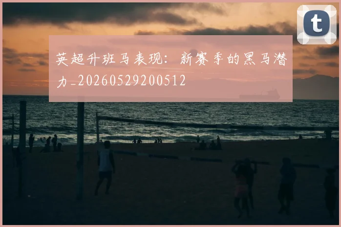 英超升班马表现:新赛季的黑马潜力_20260529200512
